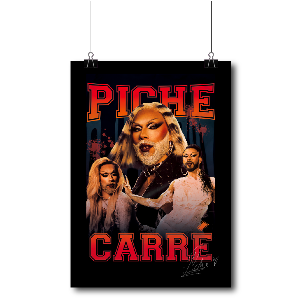 Affiche dédicacée Piche